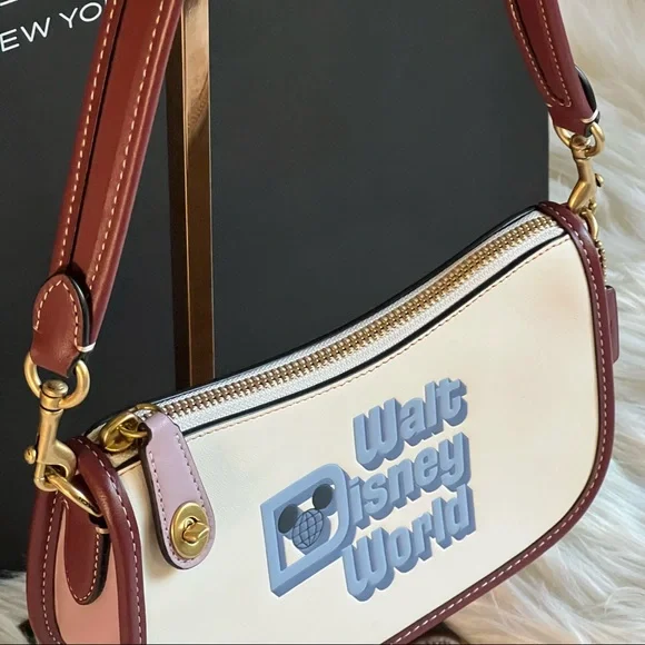 💰SOLD - C8621 - Coach X Disney Swinger 20 with Walt Disney World Motif - Picture 2 of 13